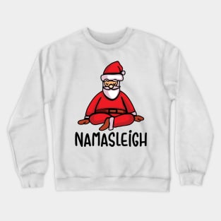 Namasleigh Yoga Funny Christmas Sweater Crewneck Sweatshirt